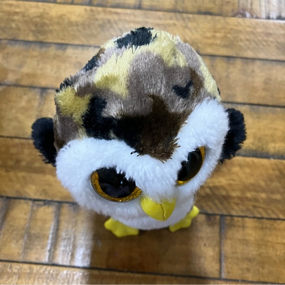 3/$18 | Ty Beanie Boos | Owliver the camo owl stuffed animal - Picture 5 of 8